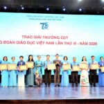 Công đoàn UEH tham gia chia sẻ mô hình, giải pháp nâng cao chất lượng hoạt động công đoàn tại cơ sở và được tôn vinh tại chuỗi hoạt động Kỷ niệm 75 năm Thành lập Công đoàn Giáo dục Việt Nam