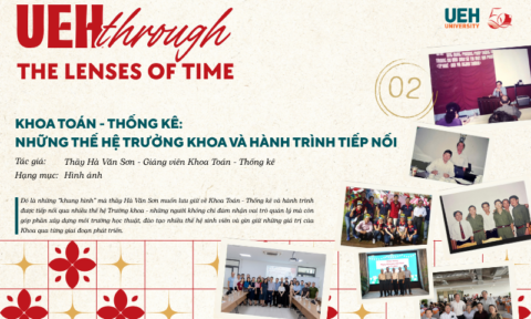 [UEH Through the Lenses of Time #02] Khoa Toán – Thống kê: Những thế hệ Trưởng khoa và hành trình tiếp nối
